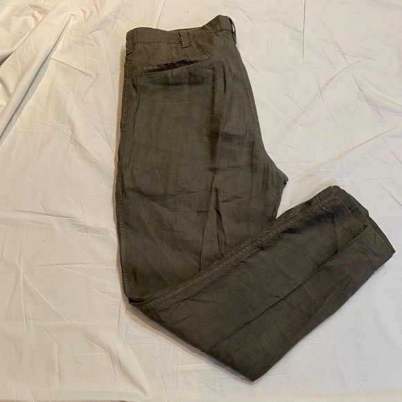 Giorgio Armani Other - GIORGIO ARMANI Le Collezione Linen Men’s Grey Pants sz36